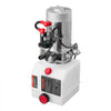 VEVOR 4 Quart Hydraulic Power Unit, Single Acting Dump Trailer Pump, 3200 PSI Max Relief Pressure & 0.91 GPM Flow Rate, DC 12V Hydraulic Pump with Metal Reservoir for Dump Trailer Car Lifting