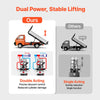VEVOR 3 Quart Hydraulic Pump, Double Acting Dump Trailer Pump, 3200PSI Max Relief Pressure & 0.91 GPM Flow Rate, DC12V 1.6KW Hydraulic Power Unit for Dump Trailer Car Lifting (Horizontal Installation)