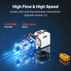 VEVOR 4 Quart Hydraulic Pump, Double Acting Dump Trailer Pump, 3200PSI Max Relief Pressure & 0.91 GPM Flow Rate, DC12V 1.6KW Hydraulic Power Unit for Dump Trailer Car Lifting (Horizontal Installation)