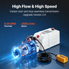 VEVOR 6 Quart Hydraulic Pump, Double Acting Hydraulic Trailer Pump, 3200PSI Max Relief Pressure, 0.91GPM Flow Rate, DC12V 1.6KW Power Unit for Dump Trailer Car Lifting (Horizontal Installation)