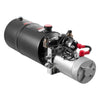 VEVOR 8 Quart Hydraulic Power Unit, Double Acting Dump Trailer Pump, 3200 PSI Max Relief Pressure & 0.91 GPM Flow Rate, DC 12V Hydraulic Pump with Metal Reservoir for Dump Trailer Car Lifting