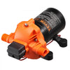 VEVOR 12V Diaphragm Pump, 1.8 GPM (6.81 L/min), 3-Chamber 12 Volt DC Water Pump with Automatic Pressure Switch 40-100 PSI Adjustable, 60 PSI, 1/2'' MNPT Port, for RV Yacht Food Truck Camper Marine