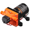 VEVOR 12V Diaphragm Pump, 3 GPM (11.36 L/min), 4-Chamber 12 Volt DC Water Pump with Automatic Pressure Switch 40-100 PSI Adjustable, 55 PSI, 1/2'' MNPT Port, for RV Yacht Food Truck Camper Marine