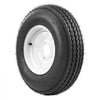 VEVOR 2-Pack Trailer Tire Rim Assembly 4.80-12 with 5 Lug on 4.5 in PCD, 6 Ply Load Range C Trailer Tire on 12" White Rims, 2.8 in Center Bore, Max Load 990LBS 90PSI for Utility/Boat/Camper Trailers