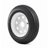 VEVOR 2-Pack Trailer Tire Rim Assembly 4.80-12 with 4 Lug on 4 in PCD, 6 Ply Load Range C Trailer Tire on 12" White Rims, 2.8 in Center Bore, Max Load 990LBS 90PSI for Utility/Boat/Camper Trailers