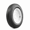 VEVOR 2-Pack Trailer Tire Rim Assembly 4.80-12 with 4 Lug on 4 in PCD, 6 Ply Load Range C Trailer Tire on 12" White Rims, 2.8 in Center Bore, Max Load 990LBS 90PSI for Utility/Boat/Camper Trailers