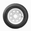VEVOR 2-Pack Trailer Tire Rim Assembly 4.80-12 with 4 Lug on 4 in PCD, 6 Ply Load Range C Trailer Tire on 12" White Rims, 2.8 in Center Bore, Max Load 990LBS 90PSI for Utility/Boat/Camper Trailers