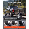 VEVOR 2-Pack Trailer Tire Rim Assembly 5.30-12 with 5 Lug on 4.5 in PCD, 6 Ply Load Range C Trailer Tire on 12" White Rims, 2.8 in Center Bore, Max Load 1050LBS 80PSI for Utility/Boat/Camper Trailers
