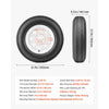 VEVOR 2-Pack Trailer Tire Rim Assembly 5.30-12 with 5 Lug on 4.5 in PCD, 6 Ply Load Range C Trailer Tire on 12" White Rims, 2.8 in Center Bore, Max Load 1050LBS 80PSI for Utility/Boat/Camper Trailers