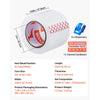 VEVOR Clear Packing Tape, 1.5 inches Core, 6 Rolls 1.88 Inches x 25 Yards Packing Tape with Dispenser, 2.7 Mil Heavy Duty Packaging Tape Designed for Moving, Storage and Packing, Shipping and Mailing