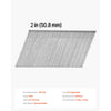 VEVOR 16 Gauge Finish Nails, 2 in Angled Finishing Nails, 2000-Count Galvanized Finishing Nail, 20-Degree Heavy-Duty Brad Nail with Galvanized Anti-Rust Process, for 16GA 20° Angled Finish Nailers