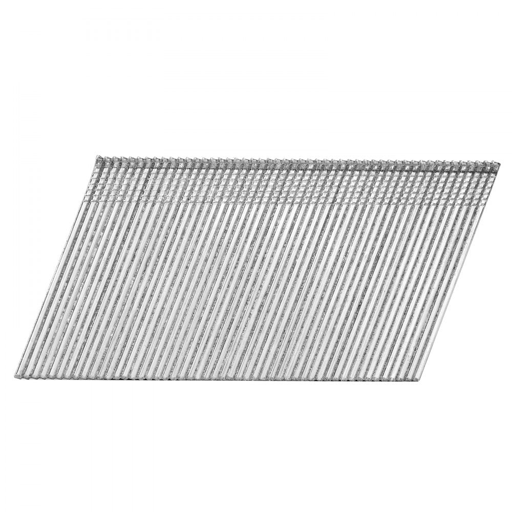 VEVOR 16 Gauge Finish Nails, 2 in Angled Finishing Nails, 2000-Count Galvanized Finishing Nail, 20-Degree Heavy-Duty Brad Nail with Galvanized Anti-Rust Process, for 16GA 20° Angled Finish Nailers