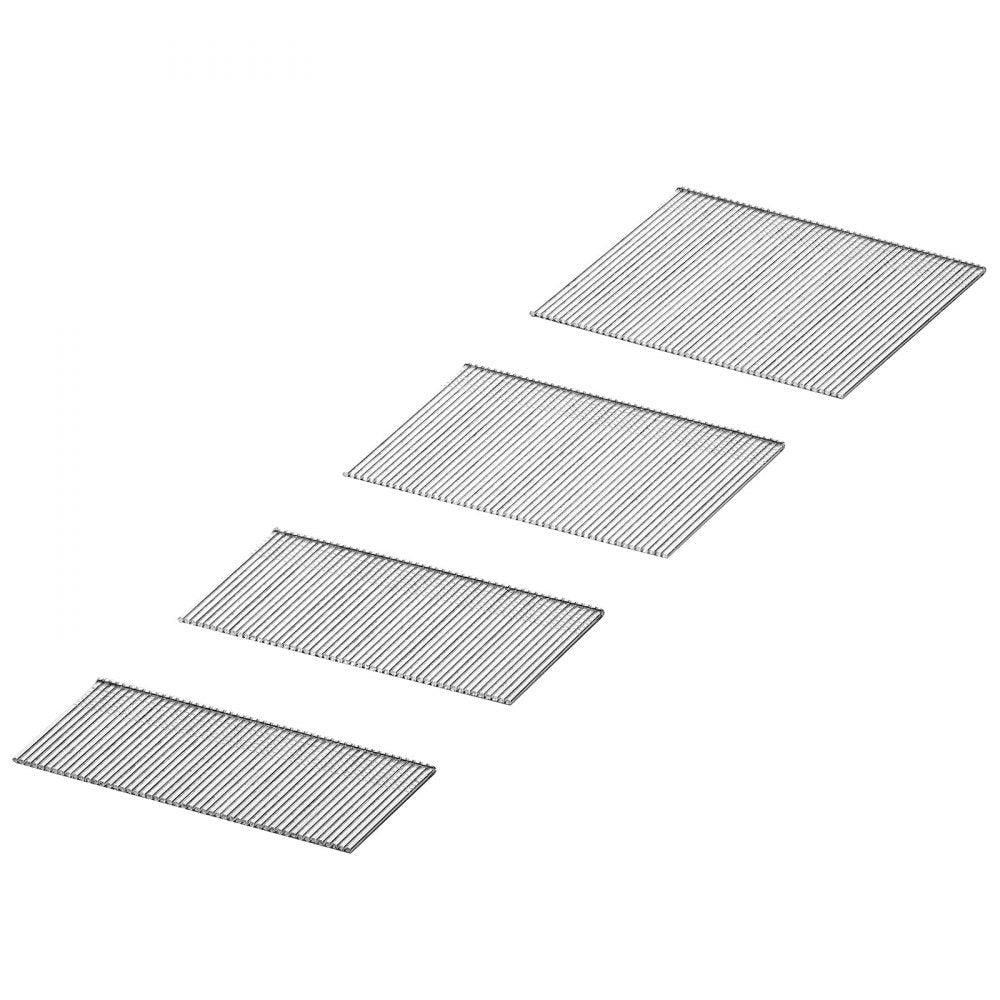 VEVOR 16 Gauge Finish Nails, 20-Degree Angled Finishing Nails, 2000-Count (2-1/2 in, 2 in, 1-1/2 in, 1-1/4 in, 500 Per Size) Finishing Nail, Galvanized Brad Nail, for 16GA 20° Angled Finish Nailers