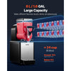 VEVOR Slushie Machine, 6L/1.6Gal Commercial Slushy Maker, Frozen Drink Maker with Self-Cleaning, Margarita Machine for Restaurants Bars Party for Slushie, Margaritas, Milkshake & More