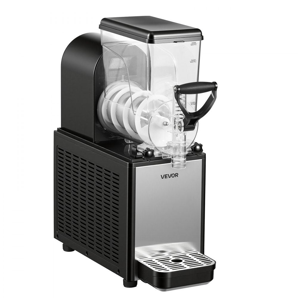 VEVOR Slushie Machine, 6L/1.6Gal Commercial Slushy Maker, Frozen Drink Maker with Self-Cleaning, Margarita Machine for Restaurants Bars Party for Slushie, Margaritas, Milkshake & More