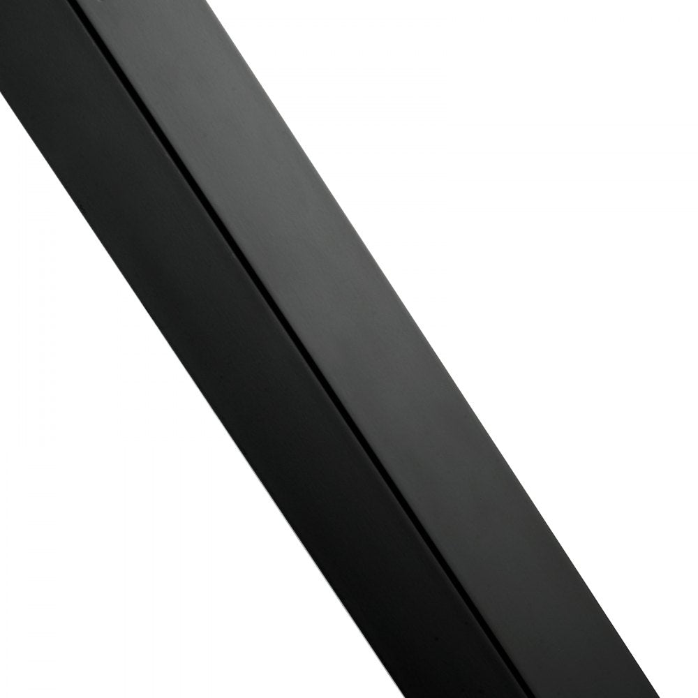 VEVOR Cable Support Post, 36" Height, 2" Width, Steel Construction, No Pre-drilled Holes, Made of Durable SUS304 Stainless Steel, Includes Horizontal and Curved Brackets for Deck and Stair Handrail