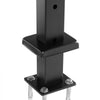 VEVOR Cable Railing Post, 42x1x2 Inch Level Deck Stair Posts, 1-Pack Stainless Steel Cable Handrail Post, Pre-Drilled Pickets with Mounting Bracket Stair Railing Kit, Black, 1JZLGZXHS1063GGTD001V0