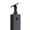 VEVOR Cable Railing Post, 42x2x2 Inch Corner Railing Post, with L-Shaped Pre-Drilled Holes, Stainless Steel Cable Rail Post with Horizontal and Curved Bracket, 1-Pack, Black, 1JZLGZXHS1065S1EW001V0