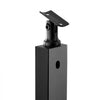 VEVOR Cable Railing Post, 36x1x2 Inch Stair Railing Post, with Pre-Drilled 30° Angled Holes, Stainless Steel Cable Rail Post with Horizontal and Curved Bracket, 1-Pack, Black, 1JZLGZXHS91402OS1001V0