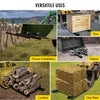 Pallet Forks 2000lbs Capacity Tractor Forks for Loader Tractor Skid Steers
