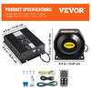 VEVOR Police Siren PA System with Compact Speaker, 12V 200W 18 Tone, Horn Wireless Handheld Microphone Warning Emergency Siren for Vehicles Truck UTV ATV Car
