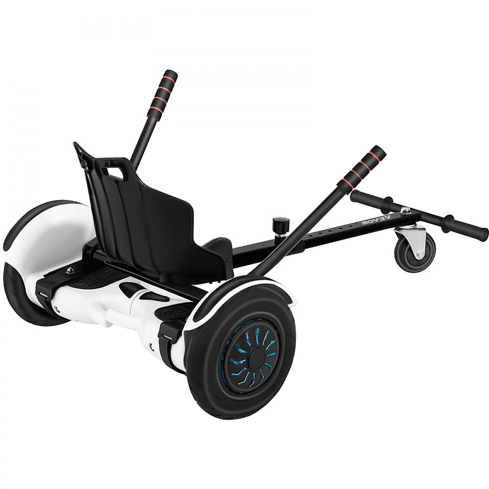 VEVOR Hoverboard Seat Attachment 6.5\" 8\"10\" Hoverboard Go-Kart Attachment for Kids and Adults with Adjustable Frame Length