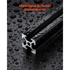 VEVOR 10PCS 78.7in (2000mm) T Slot 2020 Aluminum Extrusion Profile, European Standard Anodized Linear Rail, High-Strength Extruded Aluminum Rail for 3D Printer, CNC Machine DIY, Laser Engraving, Black