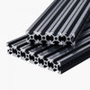 VEVOR 10PCS 78.7in (2000mm) T Slot 2020 Aluminum Extrusion Profile, European Standard Anodized Linear Rail, High-Strength Extruded Aluminum Rail for 3D Printer, CNC Machine DIY, Laser Engraving, Black