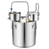 VEVOR Alcohol Still, 13.2 GAL/ 50L Alcohol Distiller with Thumper Keg, Dual-scale Thermometer, and Water Pump, Home Brewing Kit for DIY Whiskey Wine Brandy