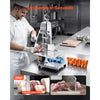 VEVOR Commercial Electric Meat Bandsaw, 1500W Bone Sawing Machine with 12.4" x 18.1" Workbench, 0-4.3" Cutting Thickness, 7 Extra Replacement Blades, for Cutting Bone, Frozen Meat, Pork, Beef & Ribs