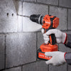 VEVOR Hammer Drill 20V 1/2 in 26000 IPM Brushless Cordless Impact Drill Kit, for Drilling Wood Metal Screw Driving, 4000 mAh Lithium-Ion Battery Pack and Charger, with All-Metal Chuck, Compact Design