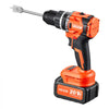 VEVOR Hammer Drill 20V 1/2 in 26000 IPM Brushless Cordless Impact Drill Kit, for Drilling Wood Metal Screw Driving, 4000 mAh Lithium-Ion Battery Pack and Charger, with All-Metal Chuck, Compact Design