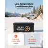 VEVOR 24V 200Ah LiFePO4 Lithium Battery 4000+ Cycles Built-in 200A BMS, Lithium Battery with Low Temperature Protection, Supports 8P2S Connection, 5120Wh Energy, for RV, Trolling Motor, Marine, Solar
