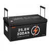 VEVOR 24V 200Ah LiFePO4 Lithium Battery 4000+ Cycles Built-in 200A BMS, Lithium Battery with Low Temperature Protection, Supports 8P2S Connection, 5120Wh Energy, for RV, Trolling Motor, Marine, Solar