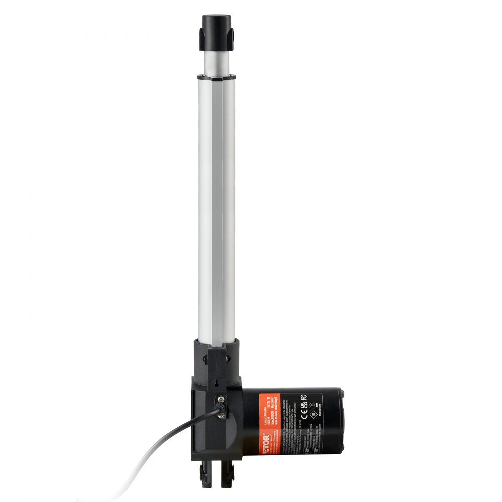 VEVOR Linear Actuator Kit, 10 Inch High Speed 0.98"/s Linear Motion Actuator 24V, 220lbs/1000N Linear Actuator for TV/Table/Sofa Lifting, IP44 Protection - Adapter Power Supply Included