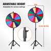 VEVOR 24 inch Spinning Prize Wheel, 14 Slots Spinning Wheel with Height Adjustable Stand, Roulette Wheel with a Dry Erase, and a Storage Bag, Win Fortune Spin Games in Party Pub Trade Show Carnival