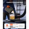 VEVOR Diesel Heater DC 12-24V 1.98 Gal / 7.5 L Fuel Tank Aluminum Element, For Outdoor Camping, Fast Heating at Max 18045 ft, with Bluetooth App Control, Remote Control, and LCD Panel, CO Alarm