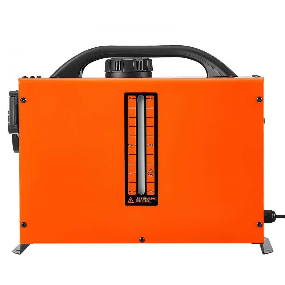 VEVOR Diesel Heater DC 12-24V 1.59 Gal / 6 L Fuel Tank Aluminum Element, For Outdoor Camping, Fast Heating, Diesel Air Heater with Bluetooth App Control, Remote Control and LCD Panel, Max 18045 ft