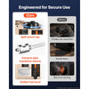 VEVOR Diesel Heater Dual-Motor 1.6 Gal / 6 L and 2.6 Gal / 10 L Fuel Tanks, For Various Vehicles and Camping Tents, Fast Heating, with Remote Control and LCD Panel, Max 16404 ft, Low Noise Operation