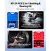 VEVOR Bearing Press Kit, 10+24 Pcs, 2 in 1 Ball Joint Press & Wheel Bearing Puller Kit, Race and Seal Driver Set with 13 Bushings, C-Frame and Sleeves, Heavy Duty Removal Installation Set with Case