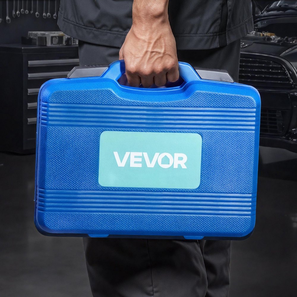 VEVOR Bearing Press Kit, 52+14 Pcs, 2 in 1 Bushing Driver Tool & Bearing Press Kit, Race and Seal Driver Set with 49 Bushings, Separators and Jaws, Heavy Duty Removal Installation Tool Set with Case