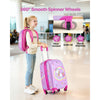 VEVOR Kids Luggage Set, 2 Piece, 18 Inch Hardside Rolling Wheels Suitcase with Hard-Shell Backpack, Unicorn Kids Carry on Luggage Set, Holiday Birthday Gift for Girls & Boys, Airline Approved