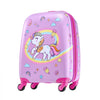 VEVOR Kids Luggage Set, 2 Piece, 18 Inch Hardside Rolling Wheels Suitcase with Hard-Shell Backpack, Unicorn Kids Carry on Luggage Set, Holiday Birthday Gift for Girls & Boys, Airline Approved