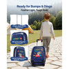 VEVOR Kids Luggage Set, 2 Piece, 18 Inch Hardside Rolling Wheels Suitcase with Hard-Shell Backpack, Dinosaur Kids Carry on Luggage Set, Holiday Birthday Gift for Girls & Boys, Airline Approved