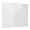 VEVOR Glass Dry Erase Board 2 Pack 35.4 x 23.6 in White Magnetic Whiteboard, Wall-Mounted, Frameless, Thick Tempered Glass, with Markers, Magnets and Eraser, for Office, School Classroom, Home Study