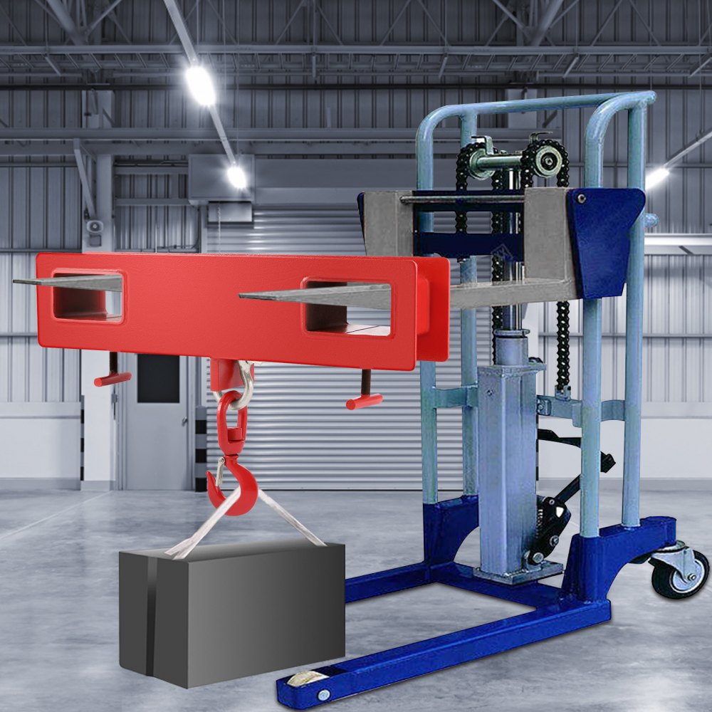 Titan Forklift Lifting Hoist Swivel Hook Mobile Crane 4400 lb. capacity lift