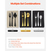 VEVOR 30-Piece Silverware Set, Food-Grade Stainless Steel Flatware Utensils, Mirror Finished Cutlery Set, Dishwasher Safe Eating Tableware for Kitchen Home, Service for 6, Include Knife Fork Spoon