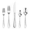 VEVOR 30-Piece Silverware Set, Food-Grade Stainless Steel Flatware Utensils, Mirror Finished Cutlery Set, Dishwasher Safe Eating Tableware for Kitchen Home, Service for 6, Include Knife Fork Spoon