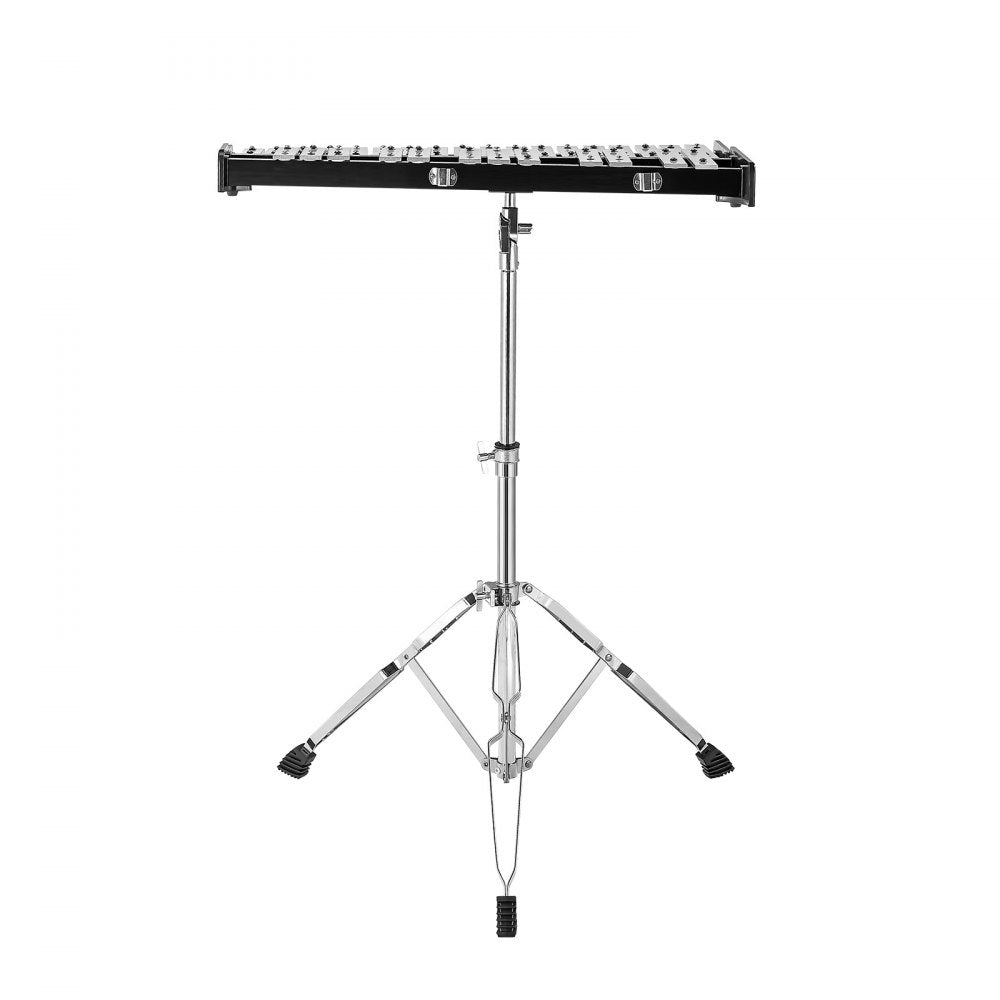 VEVOR 30 Note Glockenspiel Xylophone Bell Kit, Professional Percussion Instrument Set with Mallets, Drum Sticks, Music Stand,  8" Practice Pad, Adjustable Stand and Carrying Bag for Students & Adults