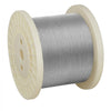 VEVOR 1/8 Inch Wire Rope, 1000 ft Length, 316 Stainless Steel Wire Cable with Cutter, 1760 lbs Breaking Strength, 1 x 19 Strands Construction, Steel Cable for Deck Railing System, Garden Trellis